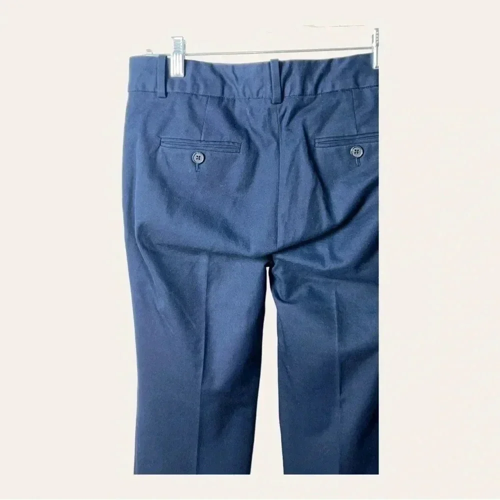 0062. J. CREW CHINO TROUSER‎ NAVY BLUE IN COLOR SIZE 2